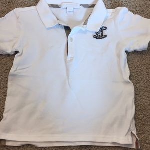 Boys authentic Burberry polo size 3y
